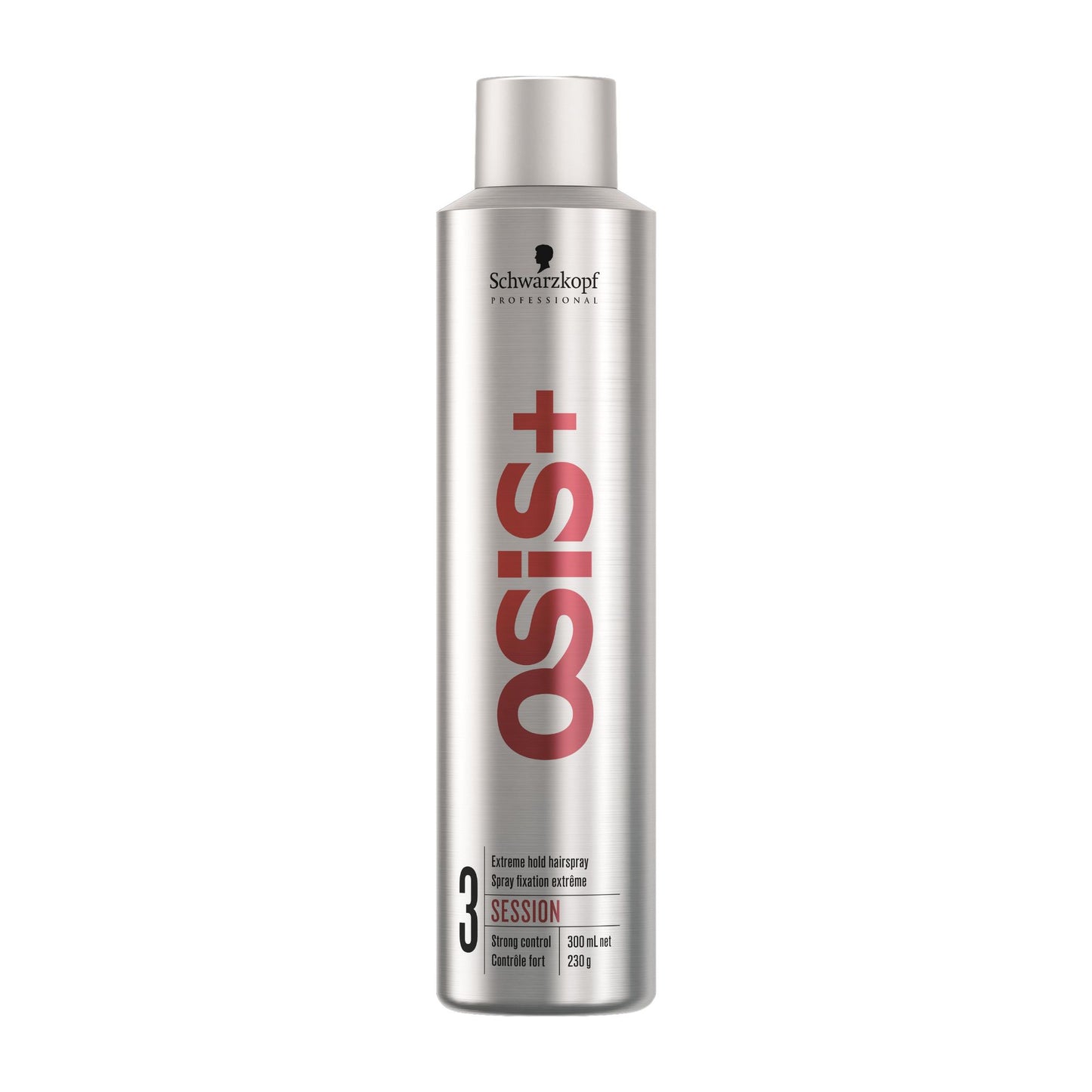 OSiS+ SESSION Extreme Hold Hairspray | Level 3 Hold, Strong Control, 300mL