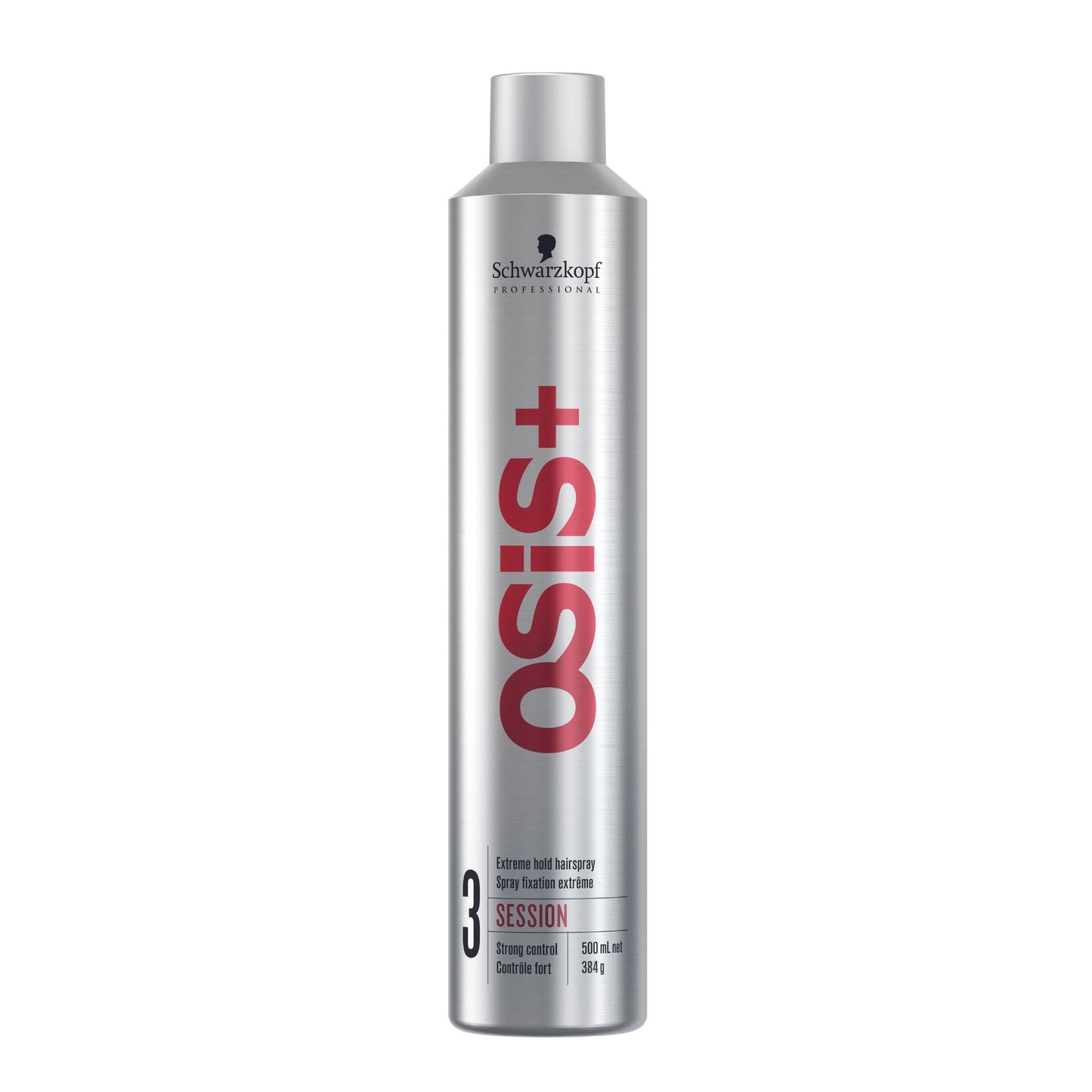 OSiS+ SESSION XXL Extreme Hold Hairspray | Level 3 Hold, Strong Control, 500mL